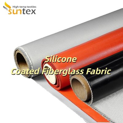 Fireproof Double Sided Silicone Coated Fiberglass Fabric with Sparks Resistance and Alkali Free Properties
