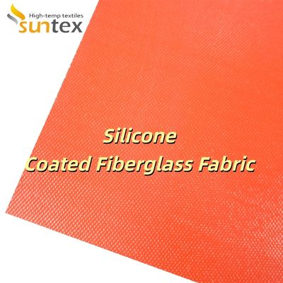 High Temperature Resistant Double Sided Silicone Coated Fiberglass Fabric for Fire Retardant Applications