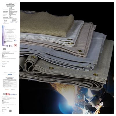 17 Oz 16 Mil Διπλής Όψης Κουβέρτα Συγκόλλησης Πυρίμαχη Κουβέρτα για Προστασία Υψηλής Θερμοκρασίας