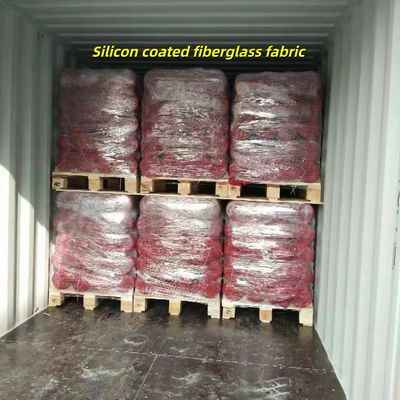 Γκρι χρώμα Silicone επικαλυμμένο υαλοπίνακα ύφασμα με 1 / 1,2 / 1,5 μέτρα πλάτος και 50 m / 100 m μήκος ρολ