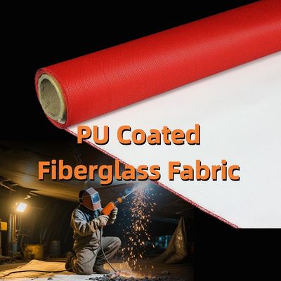 Durable 460 g/sqm 0.41 mm Fireproof Fiberglass Welding Blanket with High Temperature Resistance