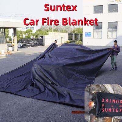 Η κουβέρτα πυρόσβεσης Suntex EV Car μειώνει τον κίνδυνο έκρηξης εκτονώνοντας αέρια με στέρηση οξυγόνου για πυρκαγιές μπαταριών ιόντων λιθίου