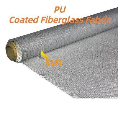 Fire-Retardant Oil-Solvent Resistant Fiberglass Fabric: High-Strength PU-Coated