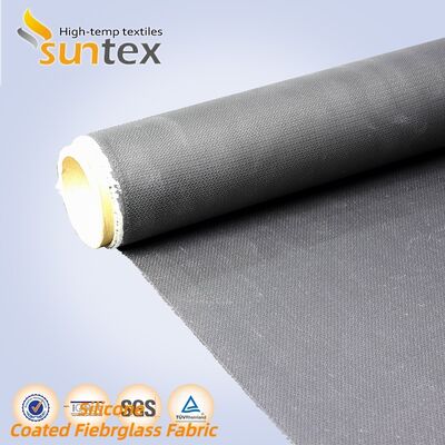 Waterproof Fireproof Silicone Coated Fiberglass Fabric High Silica Fiberglass Cloth 850g/m2