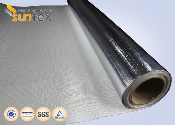 Flame Retardant Aluminized Fiberglass Cloth 0.65mm, Used for Heat Resistant Safety Aprons
