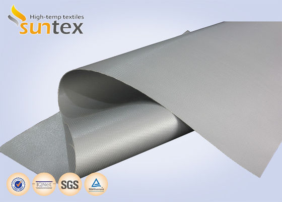Υφασμα πυράντοχης κουρτίνας SUNTEX PU με αντίσταση σε θερμοκρασία 700°C και πυράντοχο ύφασμα χωρίς αλκάλια