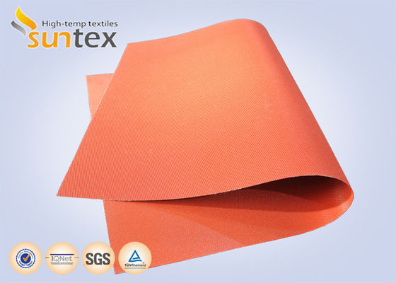Fireproof 850g/m2 Silicone Coated Fiberglass Fabric with 260℃ Heat Resistance for High Temperature Protection