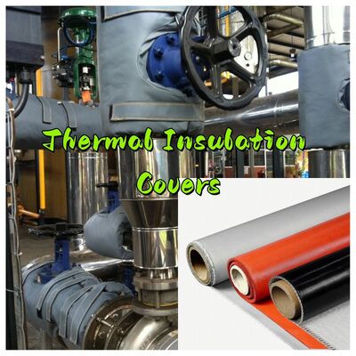 EN-13501 Πιστοποιημένο ύφασμα πυρκαγιάς με αντοχή σε θερμοκρασία 550 °C και πάχος 0,6 mm για προστασία από φωτιά και καπνό