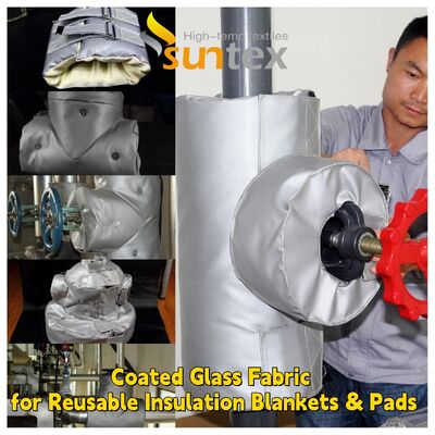 1000°C Ανθεκτικό στη Θερμοκρασία Ύφασμα από Υαλοΐνες για Θερμομόνωση με Αντοχή σε Νερό και Λάδι σε Προσαρμόσιμα Μεγέθη