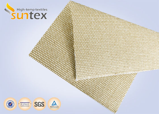 Vermiculite Coated Fiberglass Fabric 1200°C Fireproof Thermal Insulation