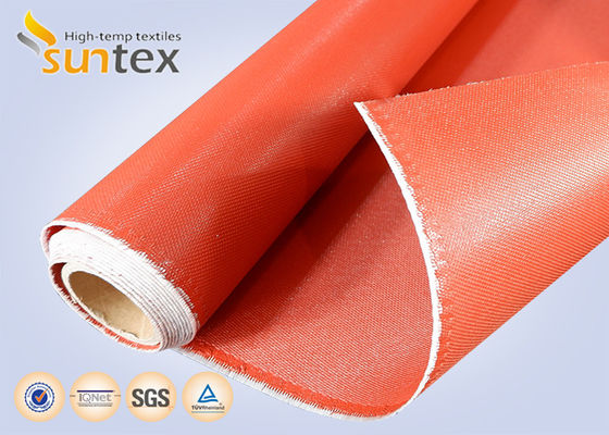 High Temperature Resistance Fire Retardant Alkali Free Silicone Coated Fiberglass Fabric for Welding Blankets