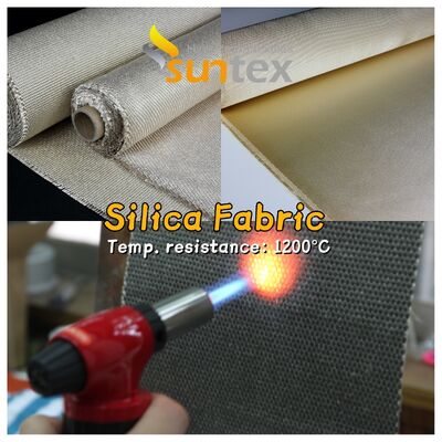 Υψηλής θερμοκρασίας ύφασμα από γυάλινη ίνα με κατασκευή 8H από σατέν που παρέχει ανώτερη αντοχή στη θερμότητα έως 1000 βαθμούς Κελσίου