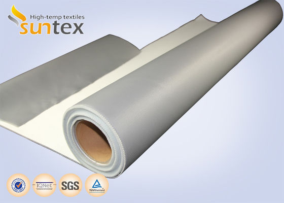 Fireproof Heat Resistant Silicone Coated Fiberglass Fabric 850g/m2 High Silica Fiberglass Cloth