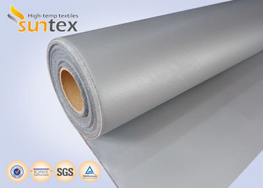 ντυμένο ύφασμα φίμπεργκλας 1.6mm σιλικόνη για τη συγκόλληση drapes και τη μετακινούμενη κάλυψη μόνωσης