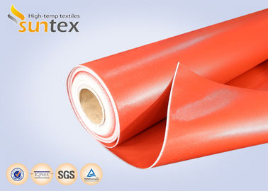 Αλεξίπυρο ντυμένο σιλικόνη ύφασμα Suntex για την ένωση του γενικού αεραγωγού πυρκαγιάς και κουρτινών και υφάσματος καπνού