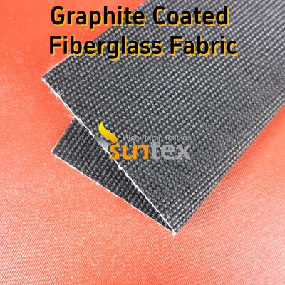 High Temperature Fiberglass Cloth Fire Resistant Fabric with 750℃ Temperature Resistance and Excellent Abrasion Resistance in Black Plain Weave