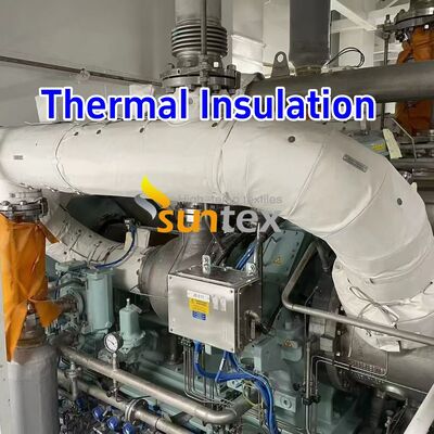 Custom 1000°C Temperature Resistant Removable Insulation Jacket with Water and Oil Resistant Thermal Insulation Cover