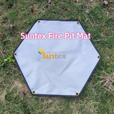 550C Heat Resistant Fire Pit Mat with Multi-Layer Structure and Customizable Size for Outdoor Safety