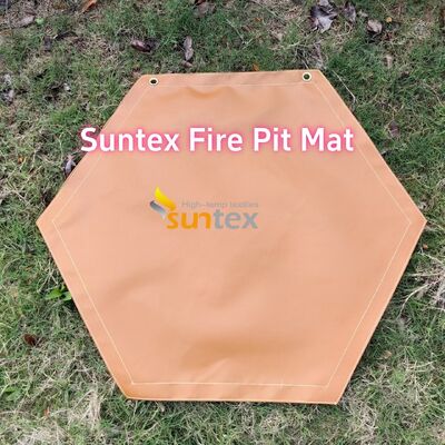 550C Heat Resistant Fire Pit Mat with Customizable Size and Multi-Layer Structure for Outdoor Protection