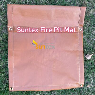 36 Inch Round Fire Pit Mat with 550C Heat-Resistant and Customizable Size for Outdoor Use