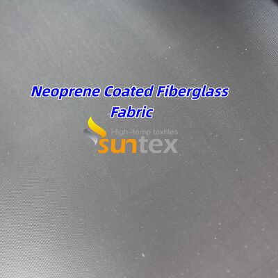 High Temperature Resistance Flame Retardant Neoprene Coated Fiberglass Fabric for Chemical Resistant Flexible Fabric Connector