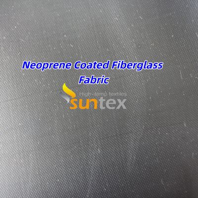 High Temperature Resistance Flame Retardant Neoprene Coated Fiberglass Fabric for Chemical Resistant Applications