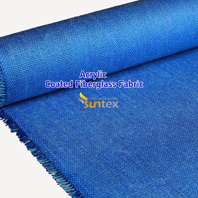 550°C Fire Resistant Fiberglass Fabric with Acrylic Coating for Easy Sewing and Cutting
