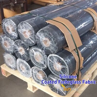 Αδιάβροχο και Πυράντοχο Ύφασμα από Υαλοΐνα με Επίστρωση Σιλικόνης και Αντοχή σε Υψηλές Θερμοκρασίες για Βιομηχανικές Εφαρμογές