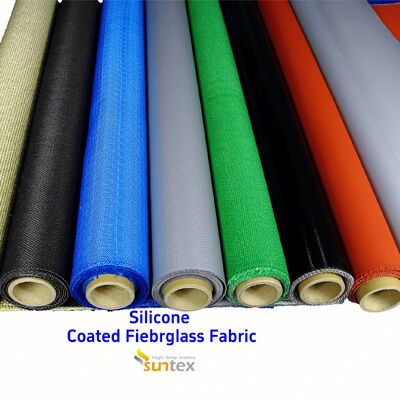 Πυρίμαχο ύφασμα από υαλοΐνες με επίστρωση σιλικόνης ανθεκτικό σε υψηλές θερμοκρασίες, πυρίμαχη κουβέρτα κατάσβεσης πυρκαγιάς για ηλεκτρικά οχήματα