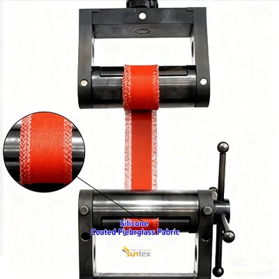 Πυροσβεστικό υφάστιο με επίστρωση σιλικόνης ανθεκτικό σε υψηλές θερμοκρασίες ανθεκτικό σε δάκρυα για βιομηχανικές εφαρμογές