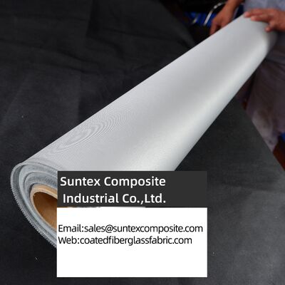 High Temperature Resistance Fireproof Silicone Coated Fiberglass Fabric with Customizable Width