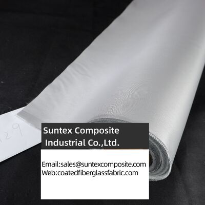 Fireproof High Temperature Resistance 4H Satin Weave Silicone Coated Fiberglass Fabric
