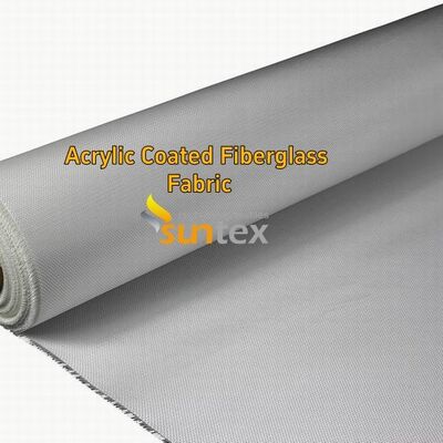 550 Degree C Temperature Resistance Acrylic Coated Fiberglass Fabric Easy to Sew and Cut Fire Resistant Welding Blanket