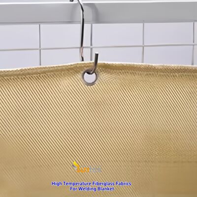 Πυράντοχο Κουβέρτα Συγκόλλησης από Υαλοΐνα Ανθεκτική στη Θερμότητα έως 550°C Κουβέρτα Πυρκαγιάς με Ακρυλική Επίστρωση
