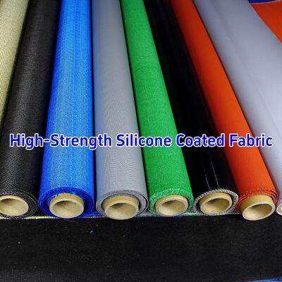 590 g/sqm 0.45 mm Fire Resistance Silicone Coated Fiberglass Fabric for Thermal Insulation