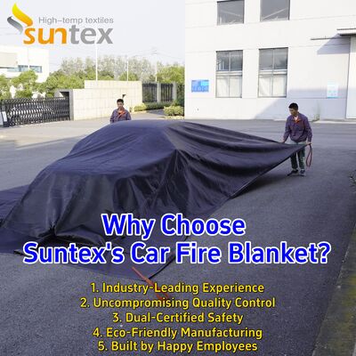 Πλέκτης πυρκαγιάς αυτοκινήτου Suntex EV με θερμική αντοχή σε θερμοκρασία 550 °C/1000 °C για στέρηση οξυγόνου και φορητό έλεγχο πυρκαγιάς με μπαταρία ιόντων λιθίου
