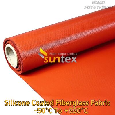 Low Price Wholesale Silicone Coated Fabric High Temperature Resistant Fireproof Fiberglass Cloth