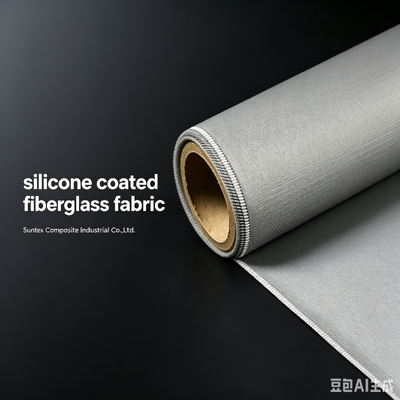 0.017” Thickness Insulation Fabric Silicone Fiberglass Cloth For Thermal Insulation Covers