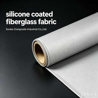 0.017” Thickness Insulation Fabric Silicone Fiberglass Cloth For Thermal Insulation Covers