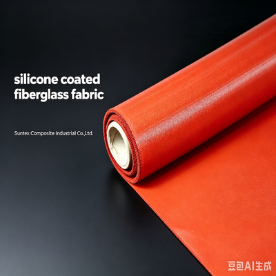 0.017” Thickness Insulation Fabric Silicone Fiberglass Cloth For Thermal Insulation Covers