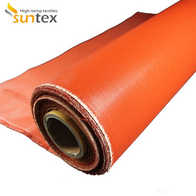 Red Silicone Coated Fiberglass Fabric 0.72mm, Ideal for Flexible Ductwork Connection