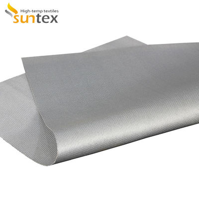 High Temperature Resistant Fireproof Silicone Coated Fiberglass Fabric with Anti-tear Properties for Industrial Insulation