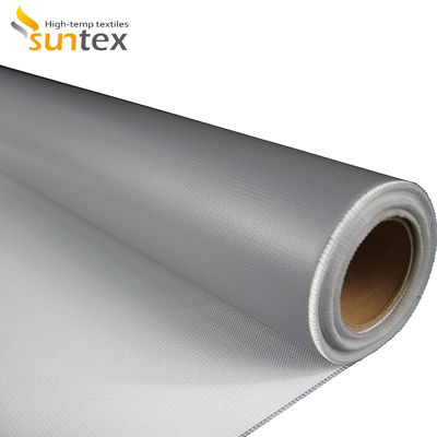 High Temperature Resistant Fireproof Silicone Coated Fiberglass Fabric with Anti-tear Properties for Industrial Insulation